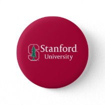 Stanford University with Cardinal Block "S" & Tree Button
