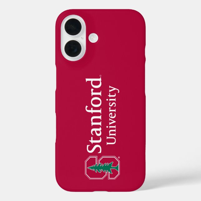 Stanford University with Cardinal Block "S" & Tree Case-Mate iPhone Case (Back)
