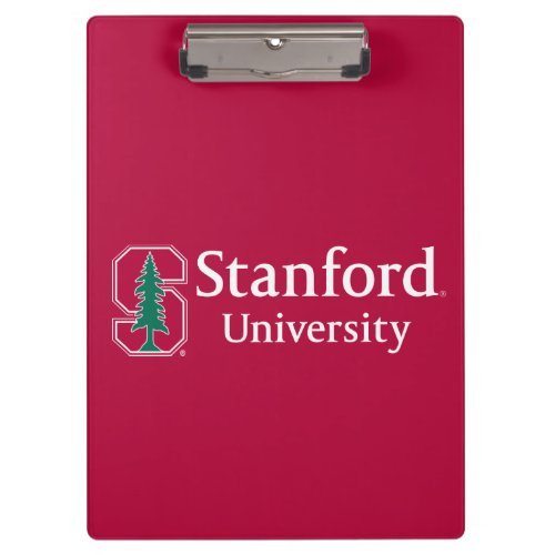 Stanford University with Cardinal Block S  Tree Clipboard