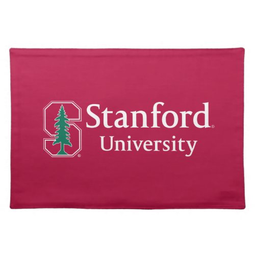 Stanford University with Cardinal Block S  Tree Cloth Placemat