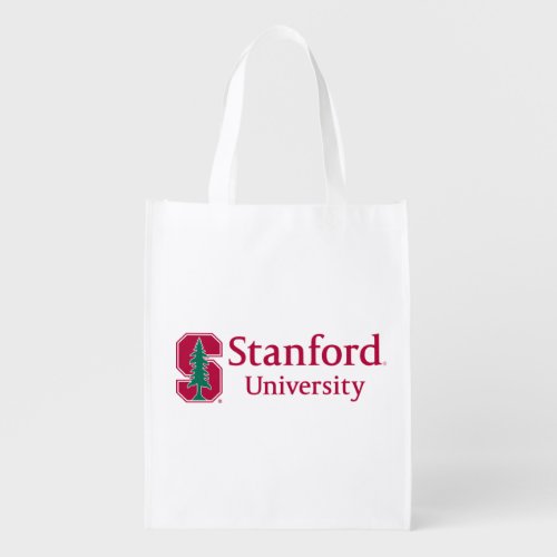 Stanford University with Cardinal Block S  Tree Grocery Bag