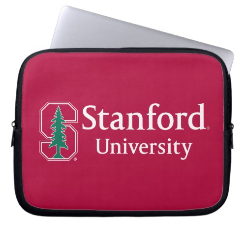 Stanford University with Cardinal Block S  Tree Laptop Sleeve