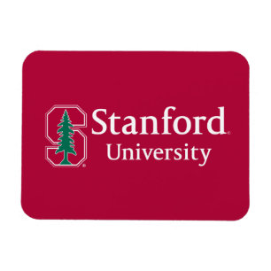 Stanford University with Cardinal Block "S" & Tree Magnet