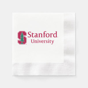 Stanford University with Cardinal Block "S" & Tree Napkins