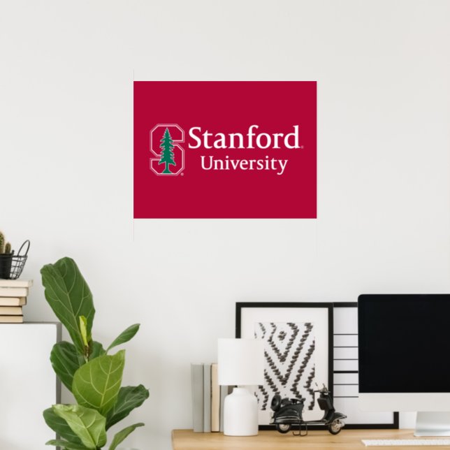 Stanford University with Cardinal Block S & Tree Hoodie