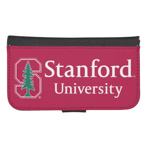Stanford University with Cardinal Block S  Tree Phone Wallet