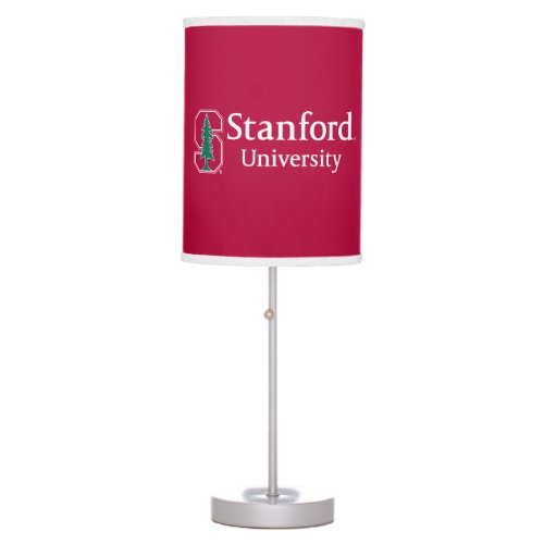 Stanford University with Cardinal Block S  Tree Table Lamp