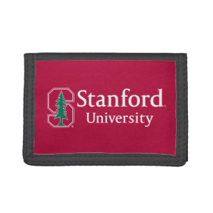 Stanford University with Cardinal Block "S" & Tree Tri-fold Wallet
