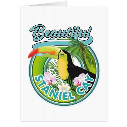 Staniel Cay travel logo Card