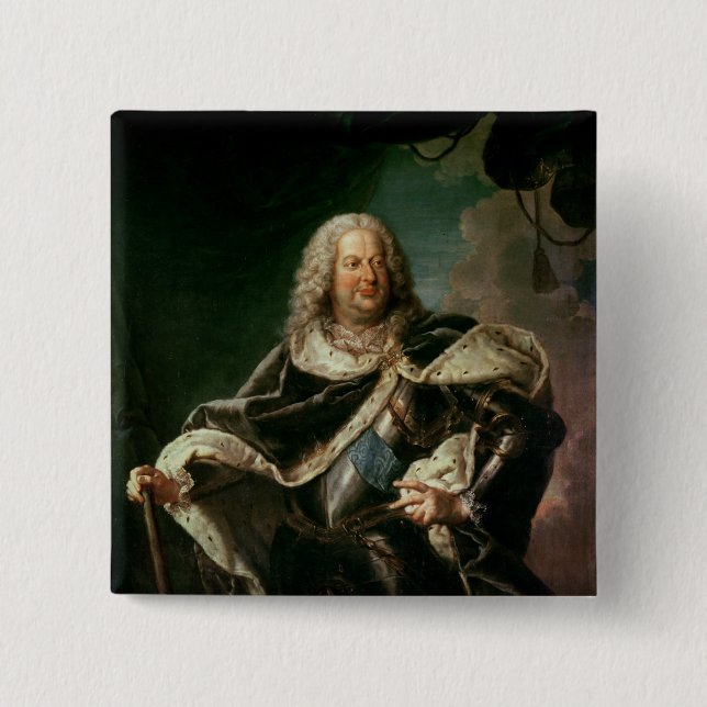 Stanislas Lesczinski  King of Poland Pinback Button (Front)