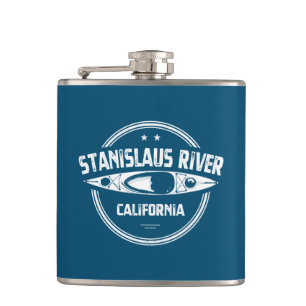 Stanislaus River California Kayaking Flask
