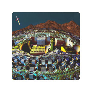 Stanislaw Lem Station Metal Print