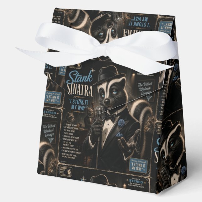 Stank Sinatra Album: a Parody Favor Boxes (Front)