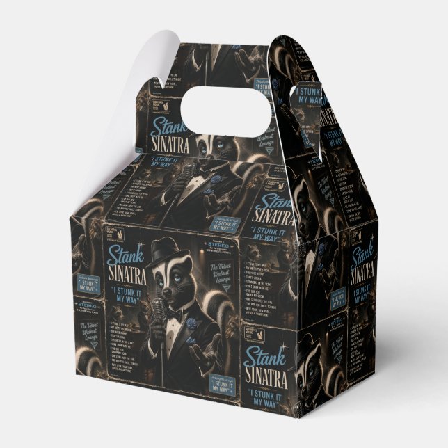 Stank Sinatra Album: a Parody Favor Boxes (Front Side)