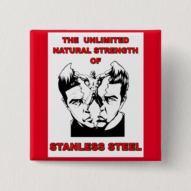 Stanless Steel Pinback Button (Front)
