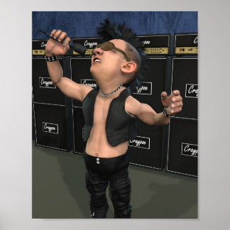 Stanley "Crash" Cash from the Punksters. Poster