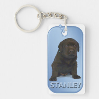 Stanley Dog Tag Keychain