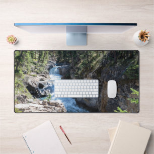 Stanley Falls, Canadian Natural Beauty, Waterfall Desk Mat