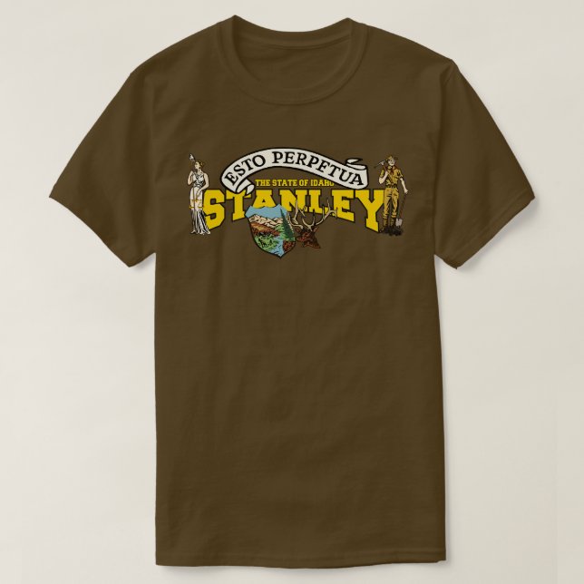 Stanley Idaho state gift T-Shirt (Design Front)