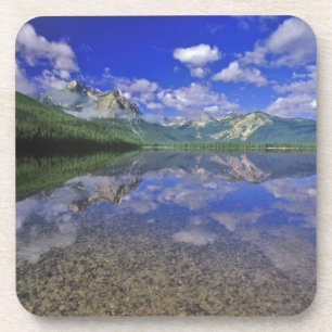 Stanley Lake in the Sawtooth Mountains of Idaho Beverage Coaster