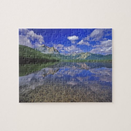 Stanley Lake in the Sawtooth Mountains of Idaho Jigsaw Puzzle