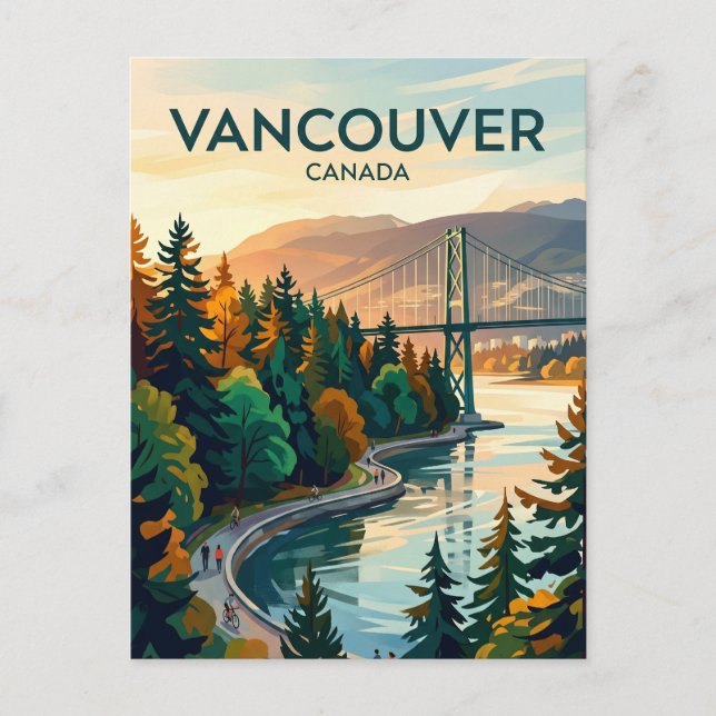 Stanley Park Canada Postcard (Front)