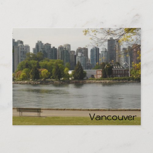 Stanley Park Vancouver BC Postcard