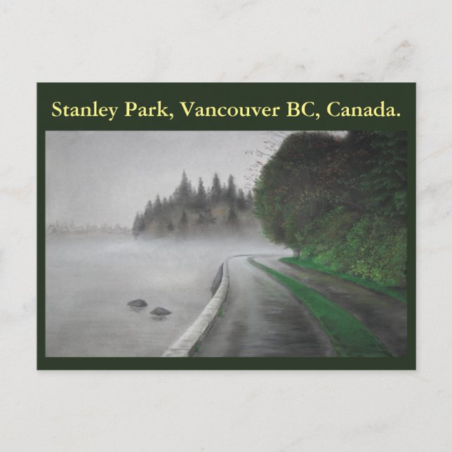 Stanley Park, Vancouver BC. Postcard (Front)