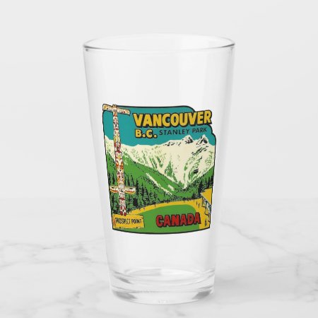 Stanley Park Vancouver- Pint Glass