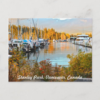 Stanley Park Waterside Postcard