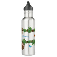 Stanley Sloth blue personalized water bottle