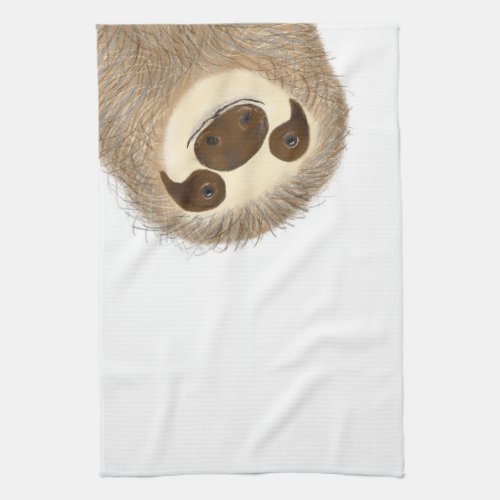 Stanley Sloth cute tea towel