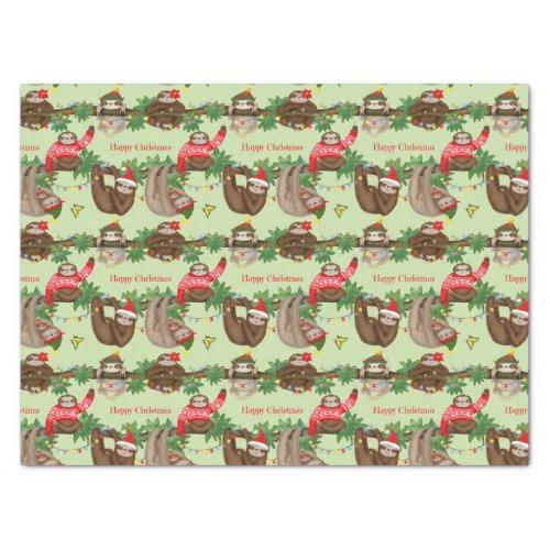 Stanley Sloth  friends Christmas tissue paper