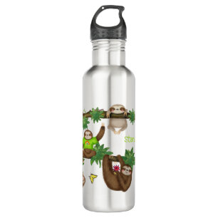 Stanley Sloth green personalized water bottle