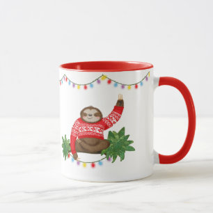 Stanley Sloth personalised Christmas mug