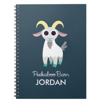 Stanley The Goat Notebook by peekaboobarn at Zazzle