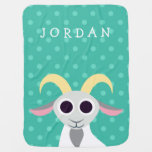 Stanley the Goat Receiving Blanket