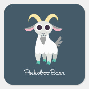 Stanley the Goat Square Sticker