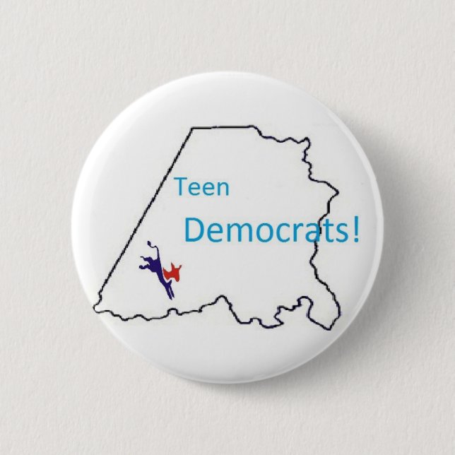 Stanly County Teen Democrats Button (Front)