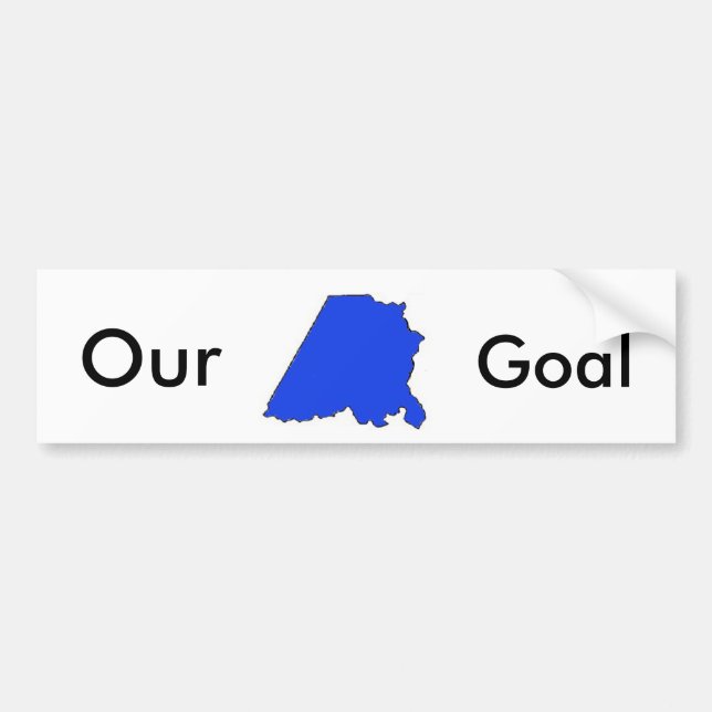 Stanly Dems blue 2, Our, Goal Bumper Sticker (Front)