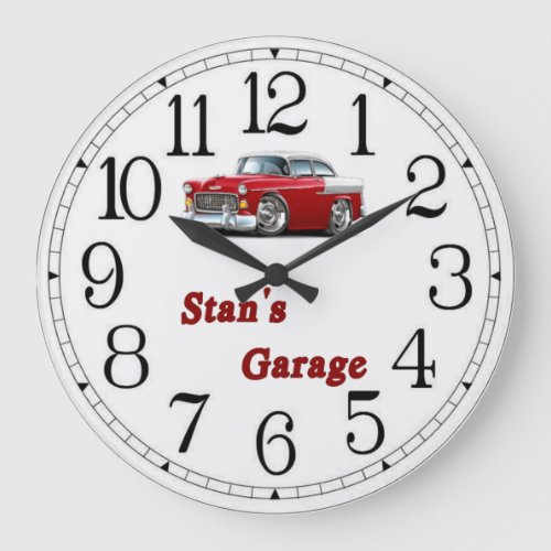 Stans Garage Large Clock