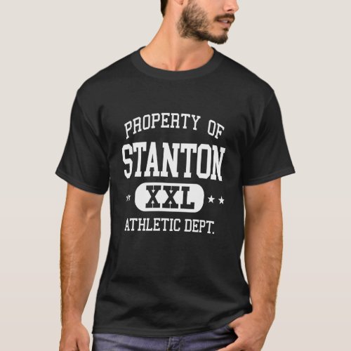 Stanton Retro Athletic Property Dept T_Shirt