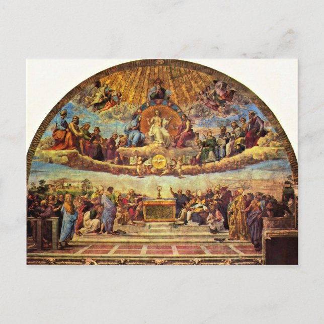 Stanza Della Signatura In The Vatican For Pope Jul Postcard (Front)