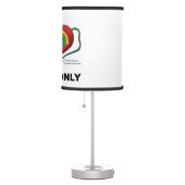 Staph Only Microbiology Prokaryote Geek Humor Table Lamp (Right)