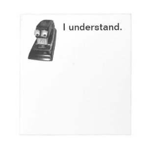 Stapler Guy Notepad