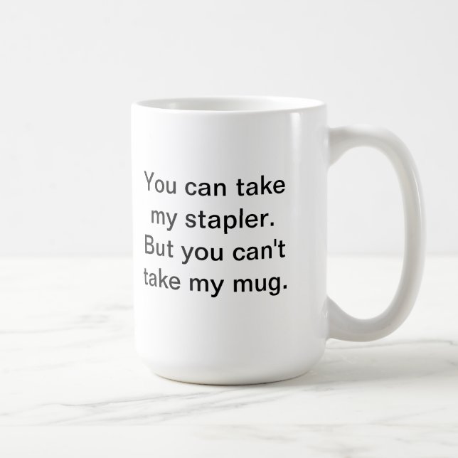 Stapler Remarks Coffee Mug (Right)