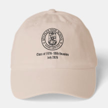 Staples 1976 50th Reunion-B&W Seal Cap