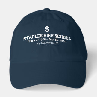 Staples 1976 50th Reunion-Text Cap