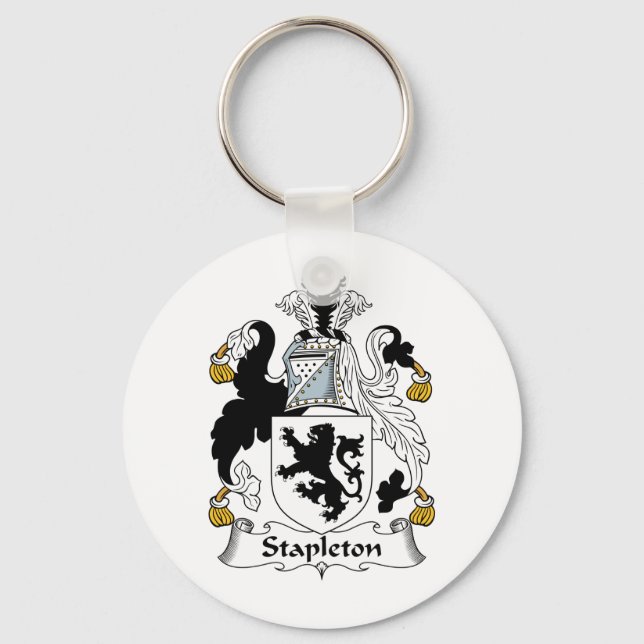 Stapleton Family Crest Keychain (Front)