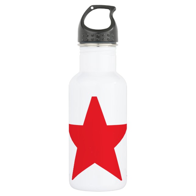 Star 2 Red Water Bottle (Front)